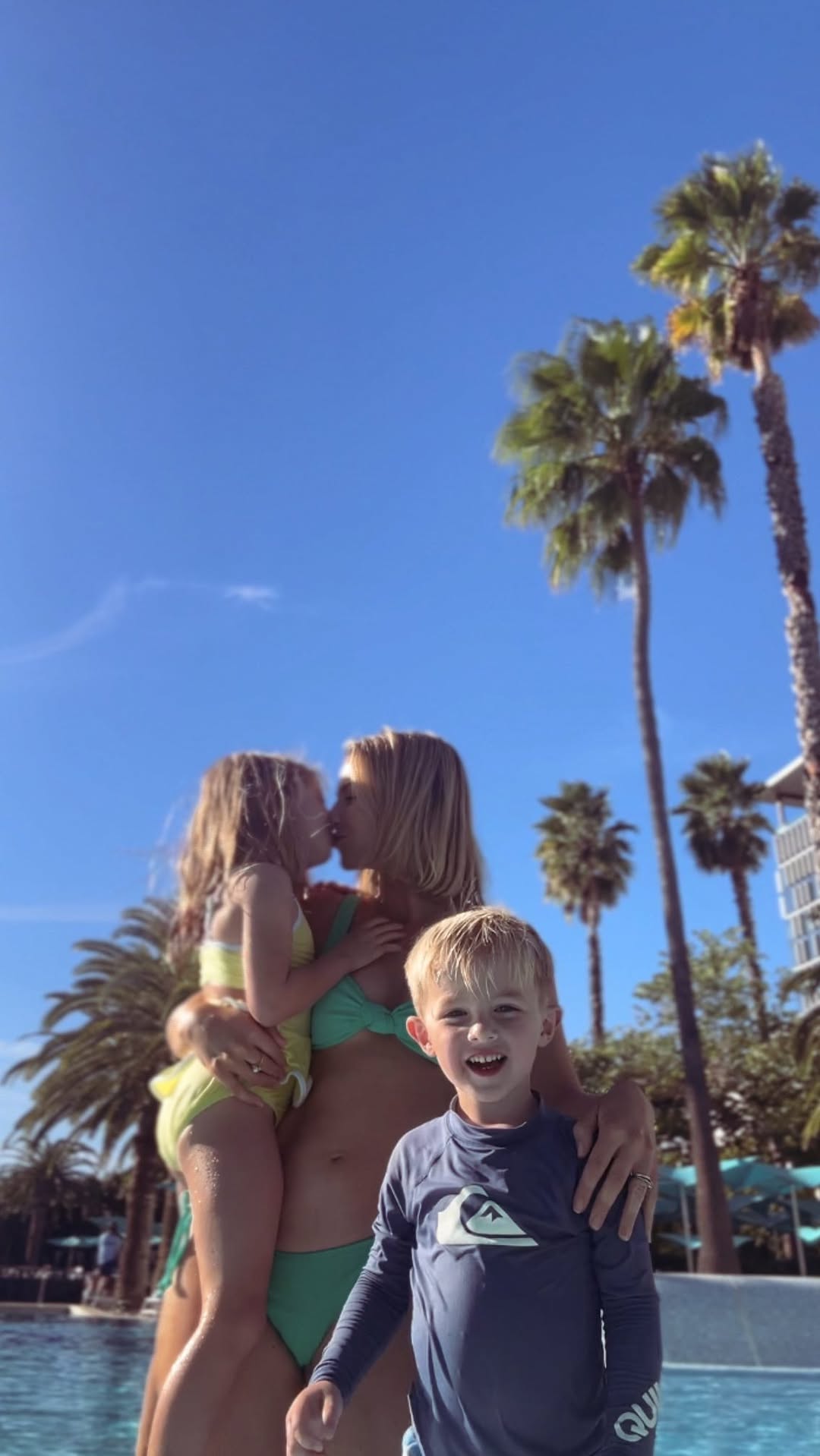 Instagram post by @rebeccacmarsh for Crown Hotels. Caption reads: The best family staycation celebrating our....