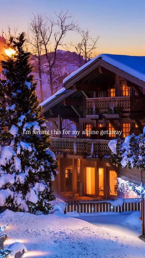 Instagram post by @travelask.world for Four Seasons. Caption reads: ✨Set among the alpine landscapes of Mont d’Arbois,....