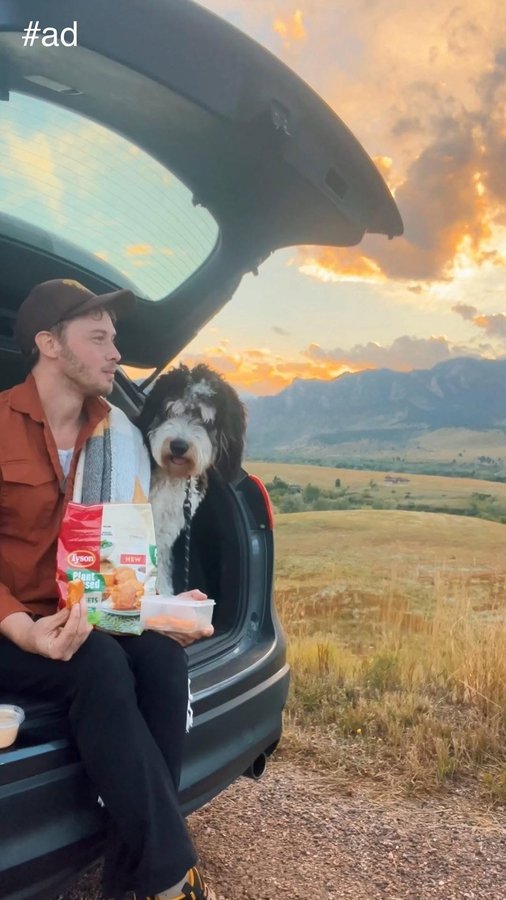 Instagram post by @kaseystjohn for King Soopers. Caption reads: #ad Sometimes, all you need is a good view, good....