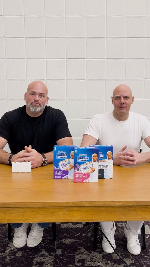 Instagram post by @andrewwhitworth77 for Mr. Clean. Caption reads: [...] for the Big Game with the one and only....