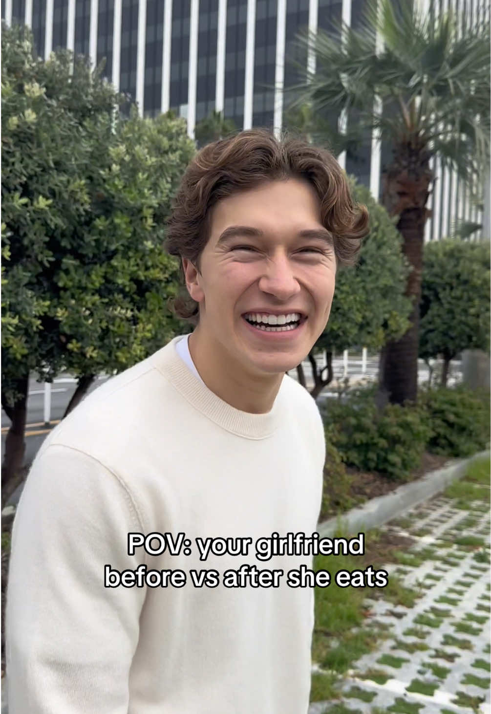 TikTok post by @bryantgavello for Panera Bread. Caption reads: [...] Stacks at Panera for only $7.99*! @Panera....