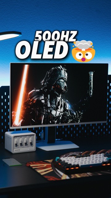 Instagram post by @deanwethers for INNOCN. Caption reads: [...] QD-OLED at 1440p is wild The @innocnofficial....