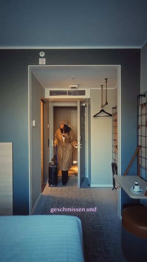 Instagram post by @mxurxen for Moxy Hotels. Caption reads: [...] the challenge and try something new!....