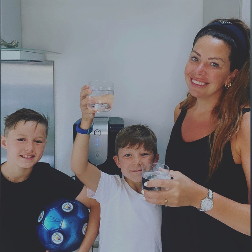 Instagram post by @thechadwick_home for Channel Mum. Caption reads: The Chadwicks love their sport and our new Aqua....