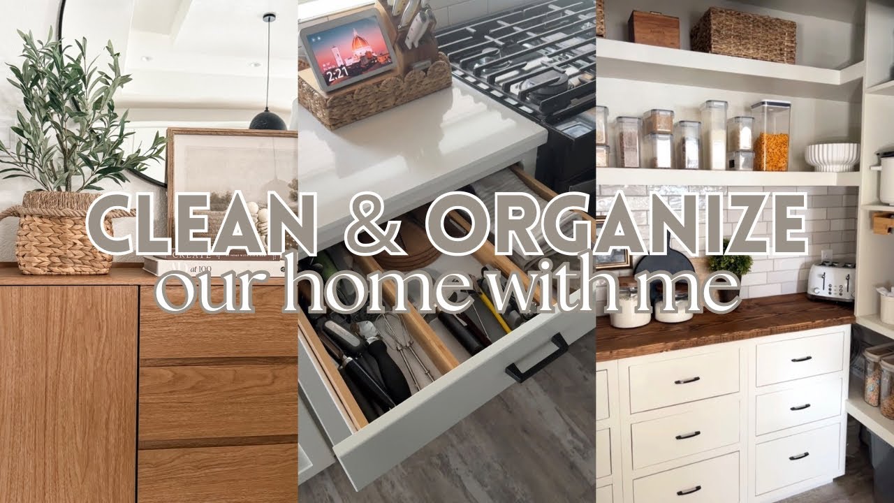 YouTube post by @mollynicolehome for Lowe's. Caption reads: [...] WITH ME 2026 | Organizing hacks with Lowes .