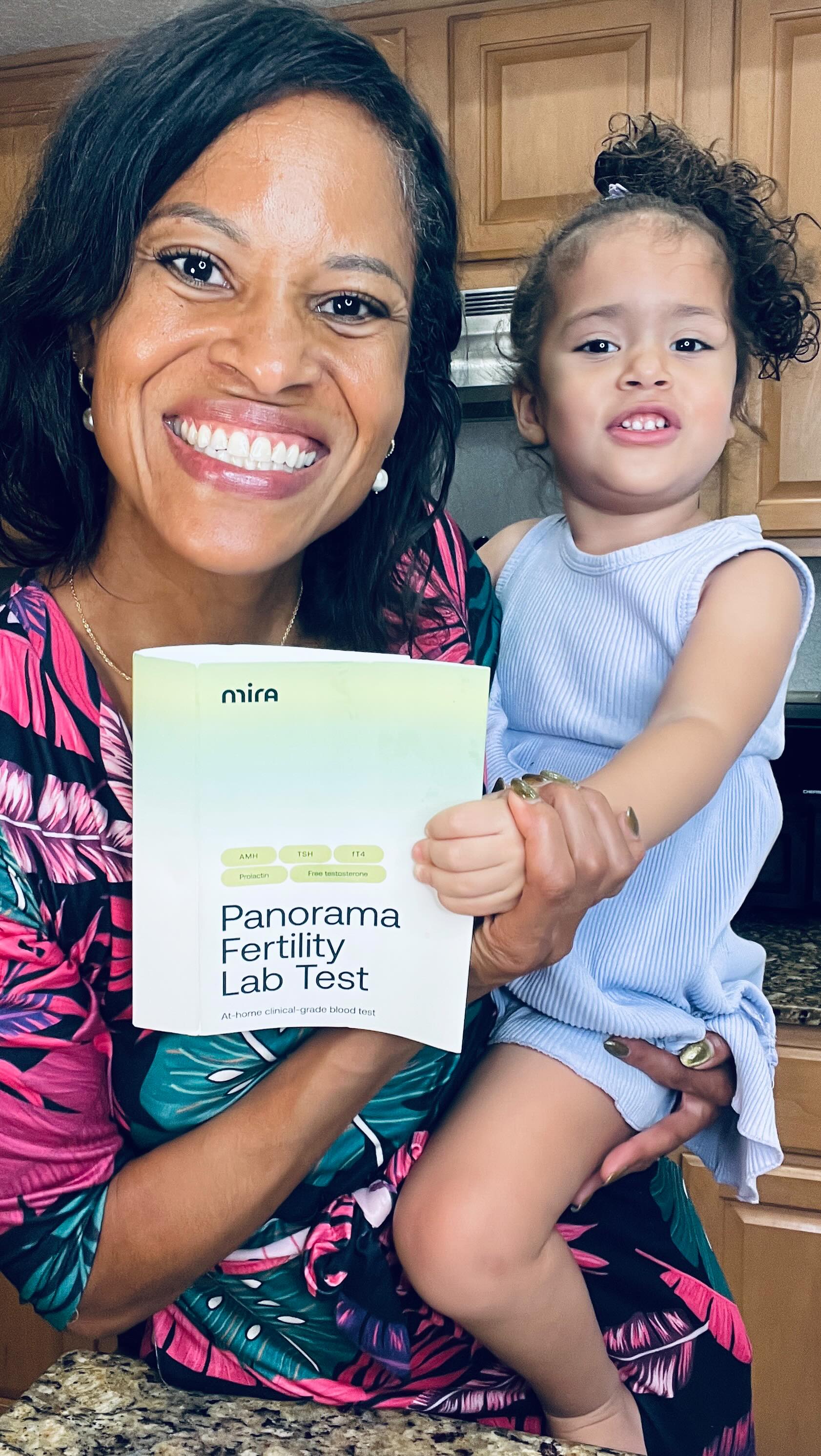 Instagram post by @pregnancyoverforty for Mira Fertility. Caption reads: TTC after 40 but your body is giving clues that....