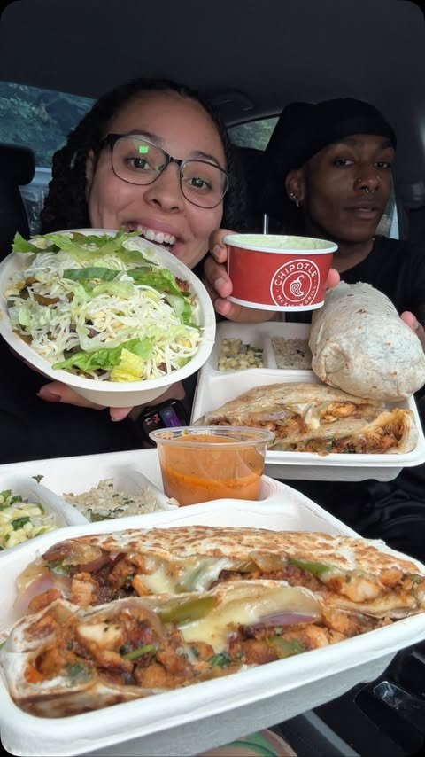 Instagram post by @jaskamreviews for Chipotle. Caption reads: We’re Celebrating National Quesadilla at Chipotle!....