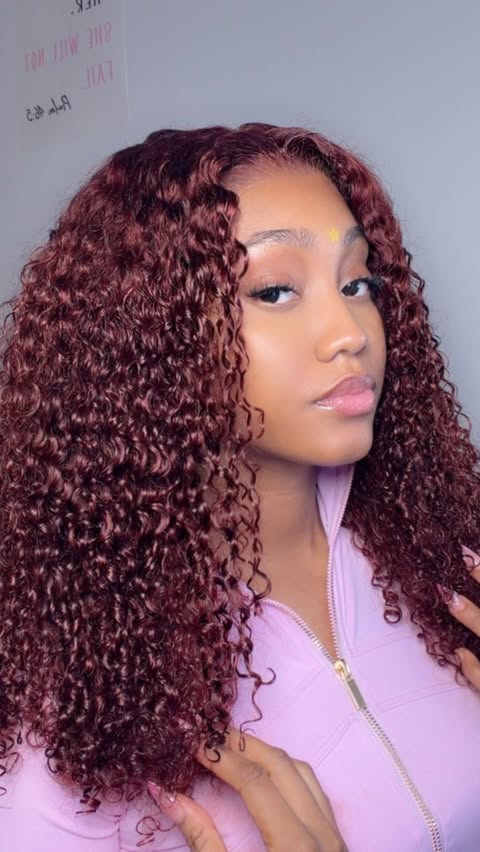 Instagram post by @gaikaaaaaaa___.r for Ashimary Hair. Caption reads: 😍❤️
Hair used: 🌹Ashimary Reddish Brown Kinky....