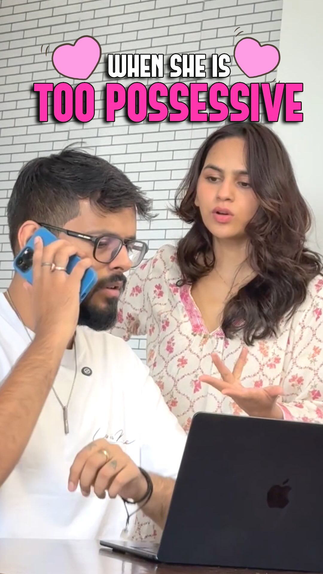 Instagram post by @nashreels for Airtel. Caption reads: #Ad Hello @airtelindia !!!!!! Ye pooja, preeti aur....