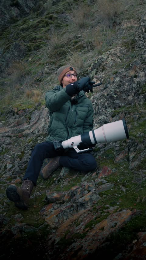 Instagram post by @jfritts_official for Canon USA. Caption reads: The squirrel to my dog is a bald eagle for me…....