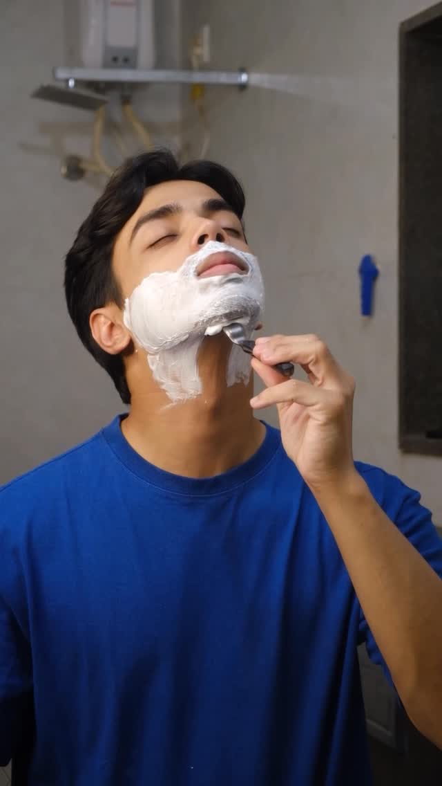 Instagram post by @imanujduttaa for Gillette. Caption reads: Here’s my 4 step skincare routine!! Simple & easy....