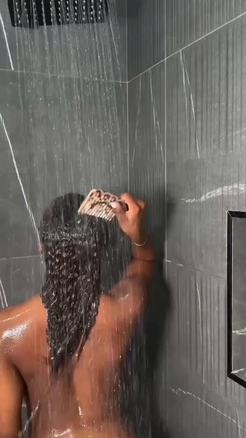 Instagram post by @lucyys.way for As I Am. Caption reads: Wash day | Hydration is major key💧 Using....