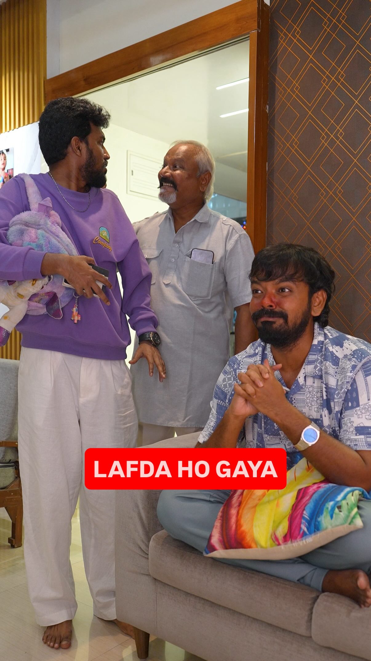 Instagram post by @focusedindian for Novology. Caption reads: Wait for the End if you want Bangkok tickets....