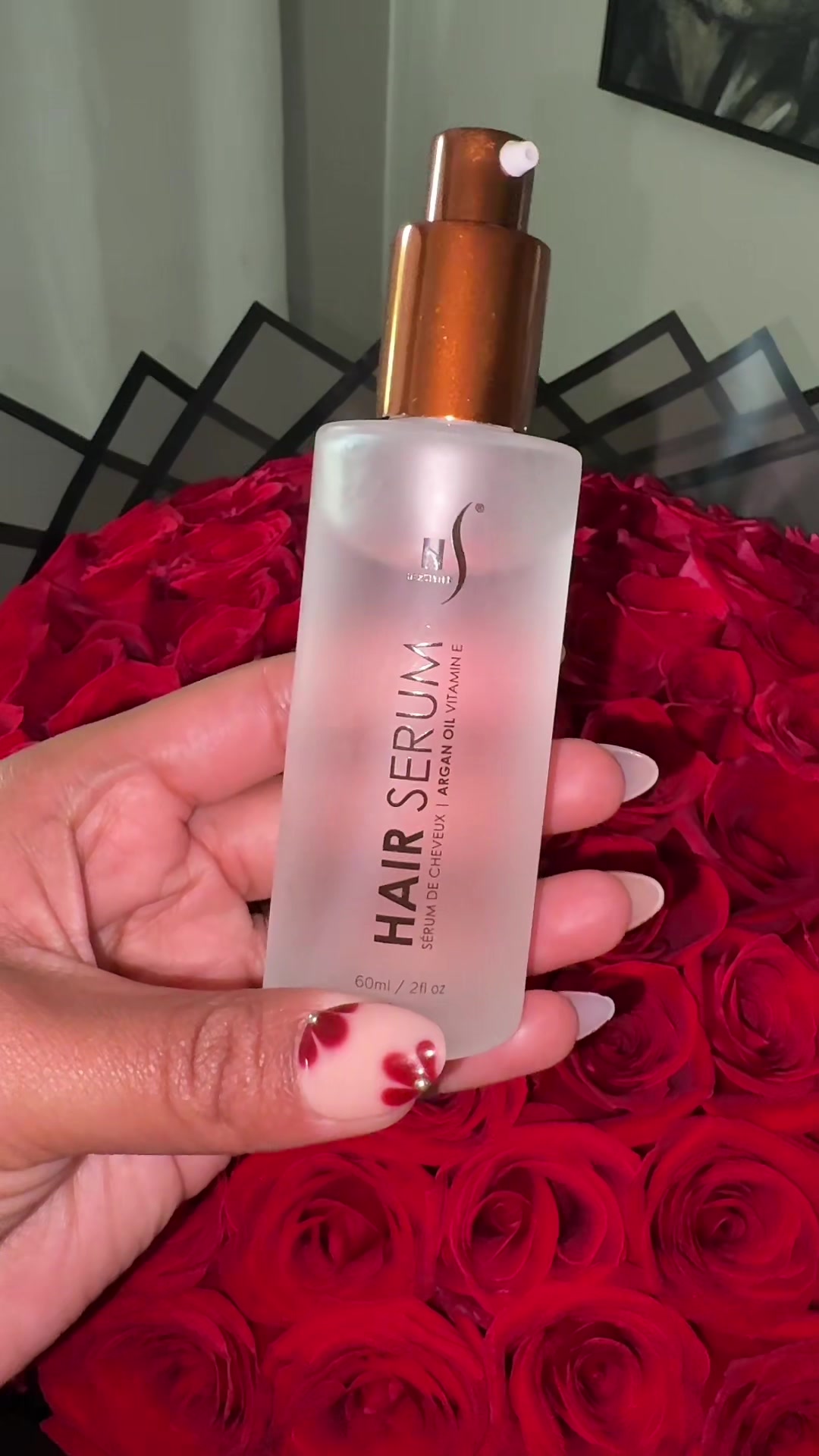TikTok post by @xo.briittneey for HerStyler Haircare. Caption reads: If you have a lot of flyaways or hair breakage....