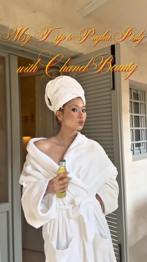 Instagram post by @sickjiji for CHANEL. Caption reads: Recap of my trip to Italy with @chanel.beauty made....