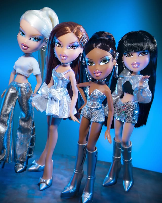Instagram post by @itsalexb for Bratz. Caption reads: [...] adoration for the 2026 BRATZ CHARMZ....