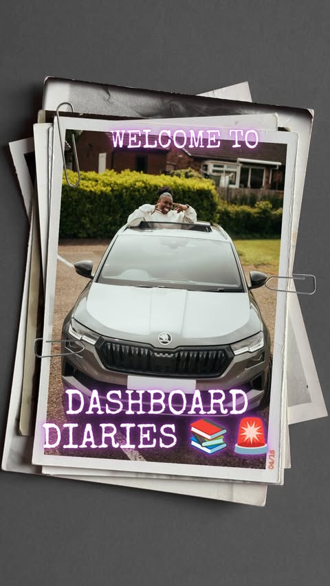 Instagram post by @tyramills_ for Škoda Belgium. Caption reads: AD Every destination has a story 📖 but sometimes....