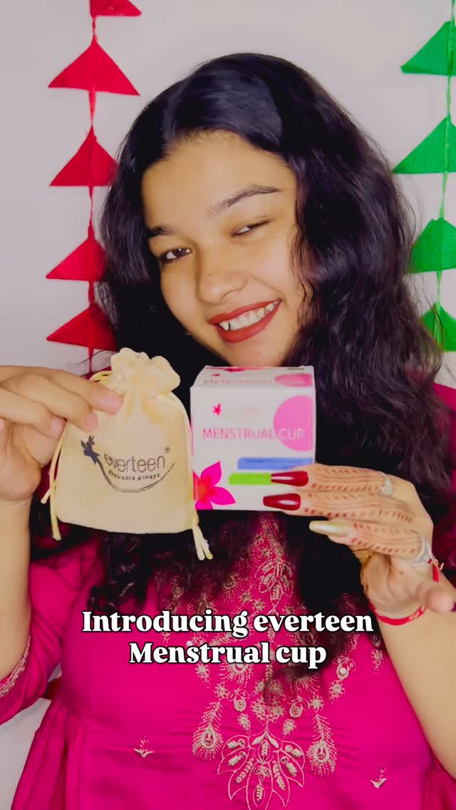 Instagram post by @kritisinghhh2713 for everteen. Caption reads: Now switch to a modern menstrual hygiene method....