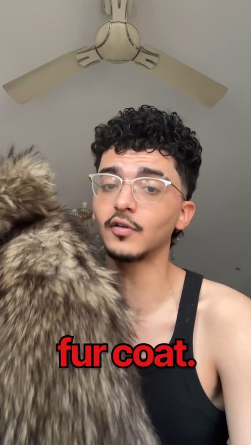 Instagram post by @khalidwalb for Seiko Watches. Caption reads: i mean😅…. i really wanted to style a Fur....