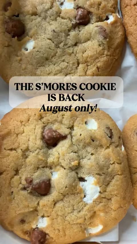 Instagram post by @peytwall for Tiff's Treats. Caption reads: [...] to my door. Never a warm cookie.....