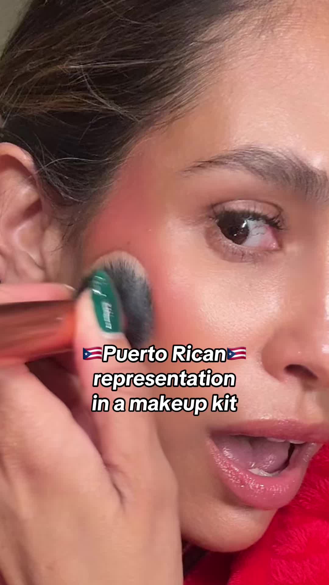 TikTok post by @rebecahuffman for OFRA Cosmetics. Caption reads: @OFRA Cosmetics, LLC and @Cooking con Omi did NOT....