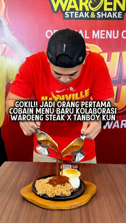 Instagram post by @referensikuliner for Food In Hands. Caption reads: GOKIL!! JADI ORANG PERTAMA COBAIN MENU BARU....