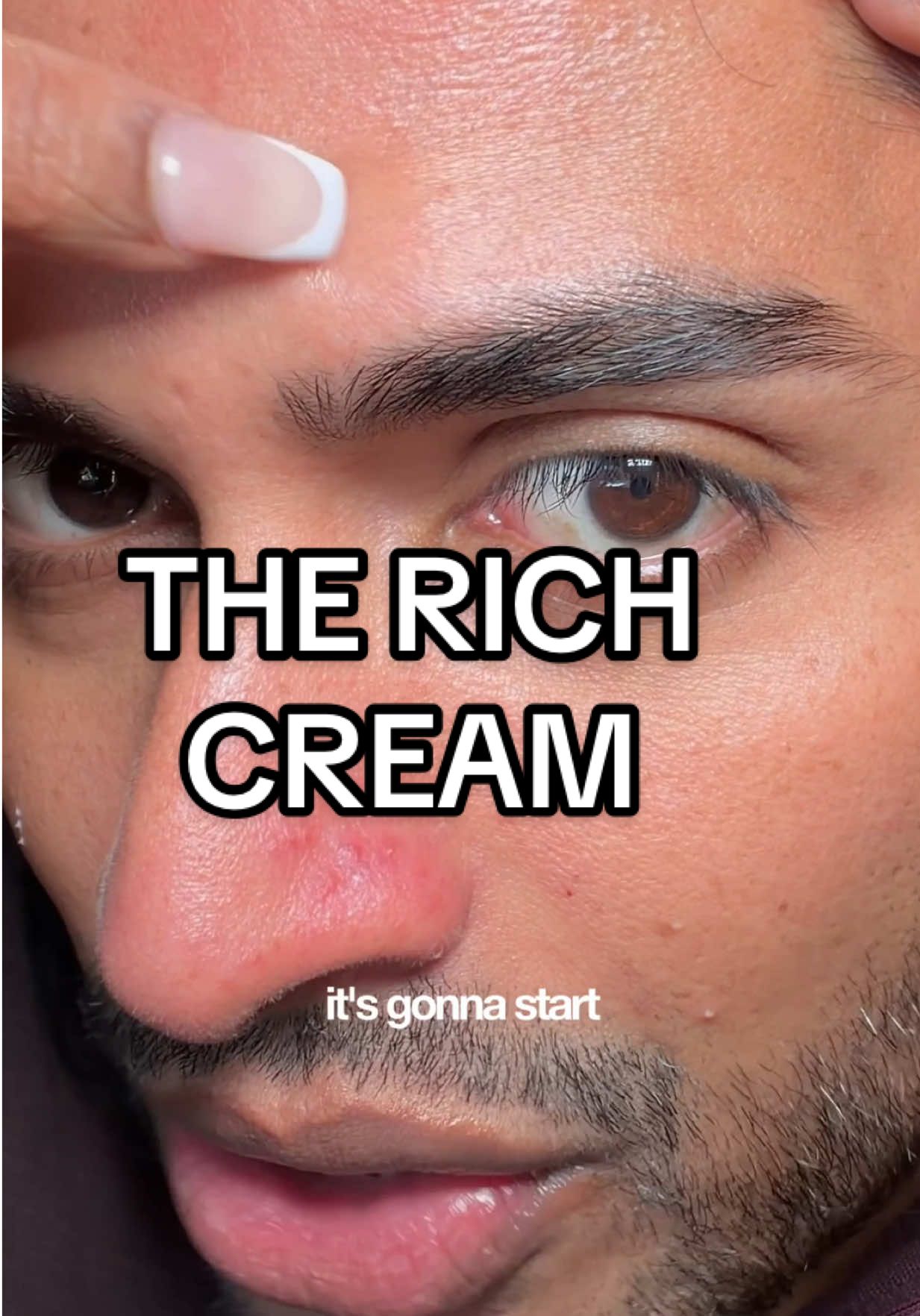 TikTok post by @adityamadiraju for Caudalie. Caption reads: [...] deal with wrinkles and dark spots—then....