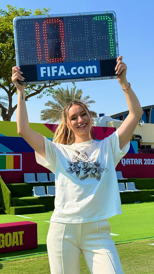 Instagram post by an influencer for FIFA Women's World Cup. Caption reads: AD | An unforgettable week at the FIFA U17 World....