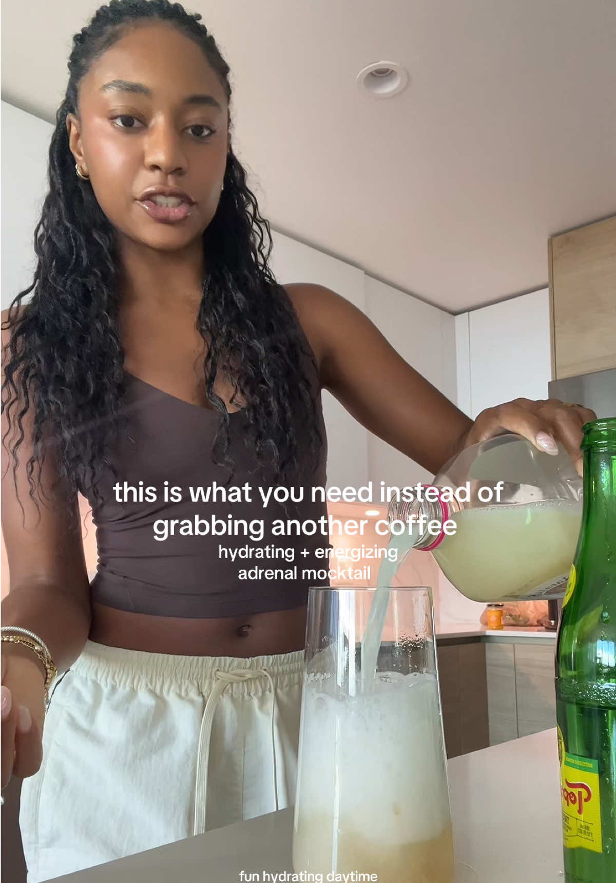 TikTok post by @wellnessbynaomi for Live Healthillie. Caption reads: [...] and support adrenal health - @Live....