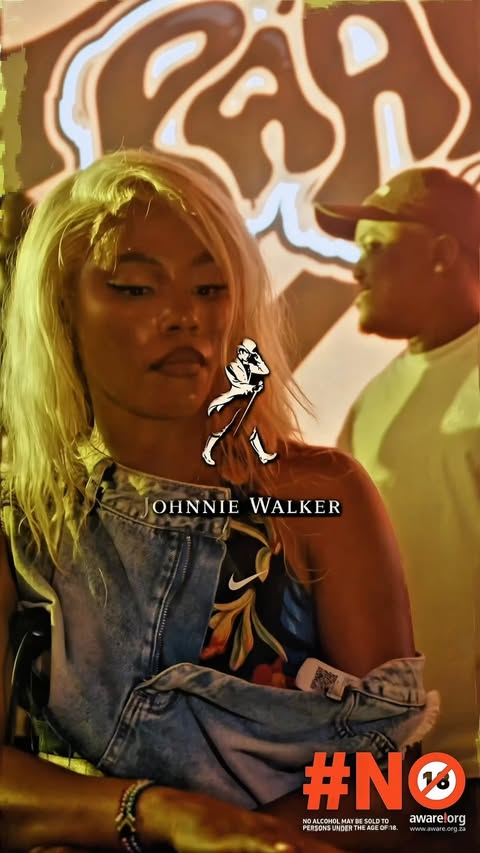 Instagram post by @chels_sloan for Johnnie Walker. Caption reads: [...] moments like these with @johnniewalkerafrica....
