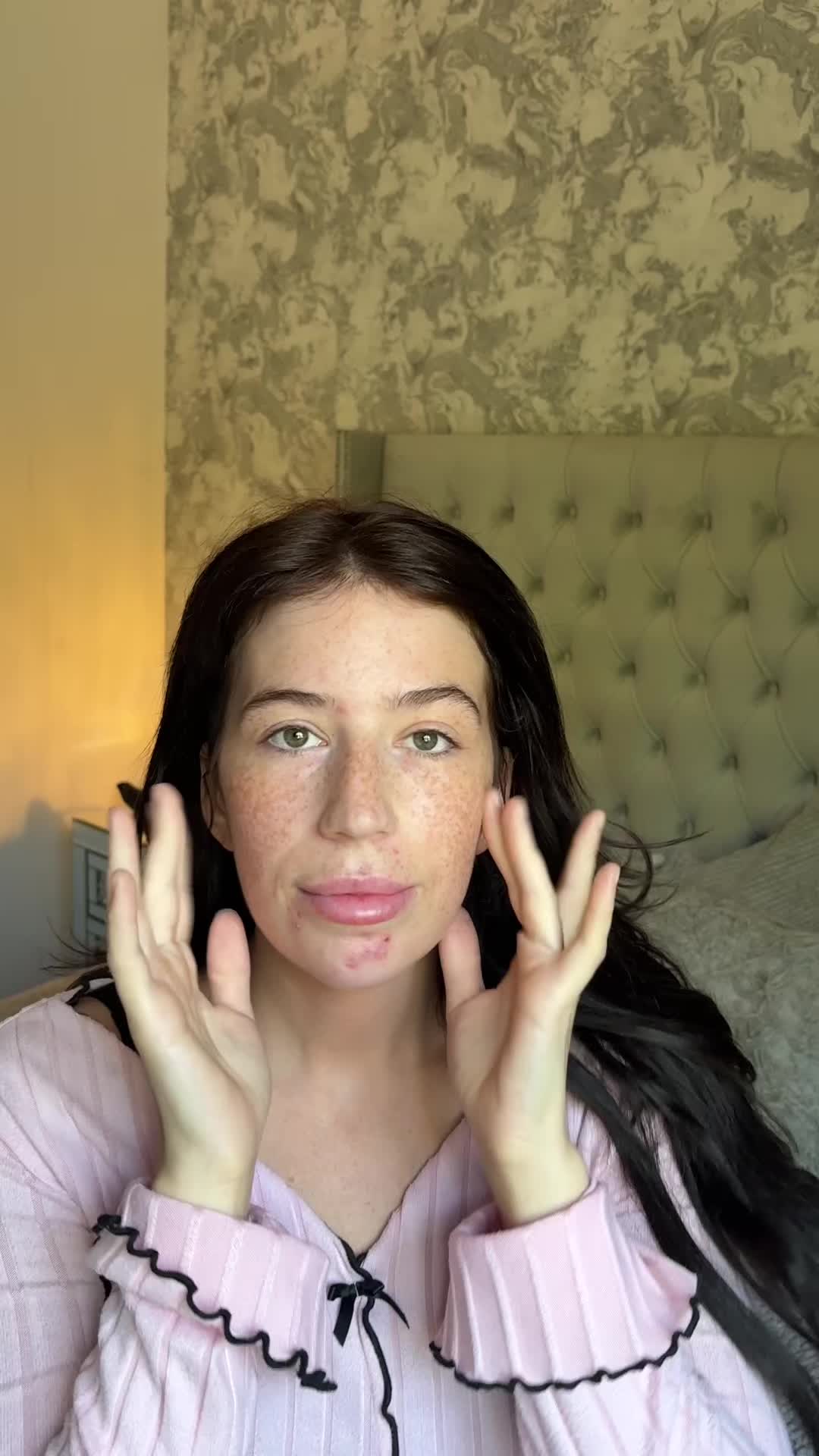 TikTok post by @sophierix7 for Umitec. Caption reads: Tired of dull, rough and uneven skin from staying....