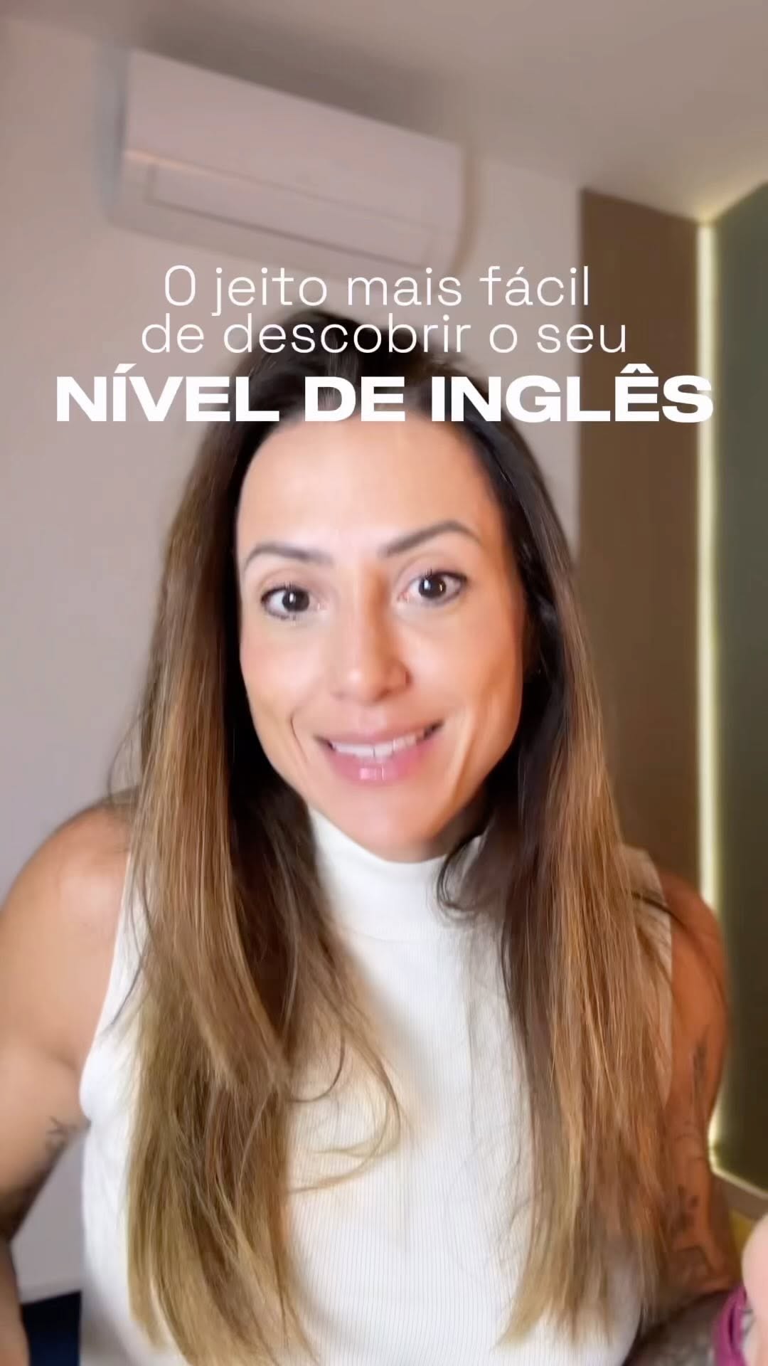 Instagram post by @andreachociay for Cambly. Caption reads: Faça o seu teste grátis agora....