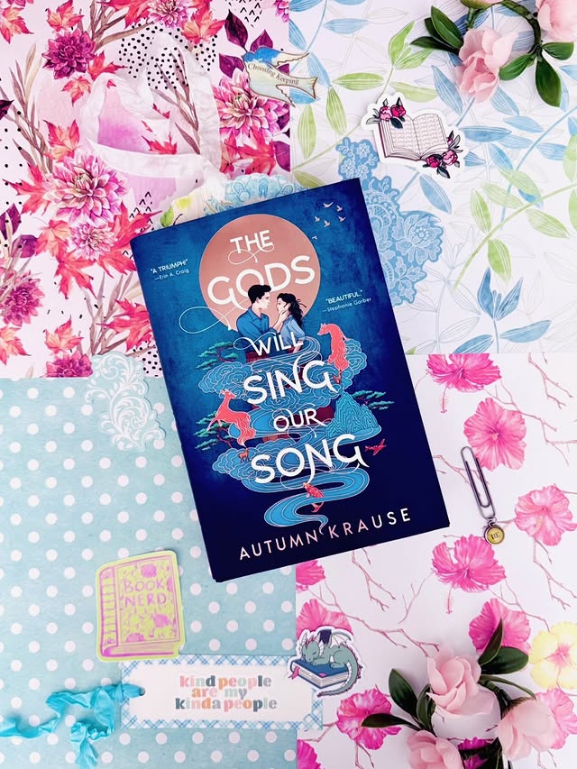 Instagram post by @temmathomas for Underlined. Caption reads: [...] current read, and it’s out now! 🥳....