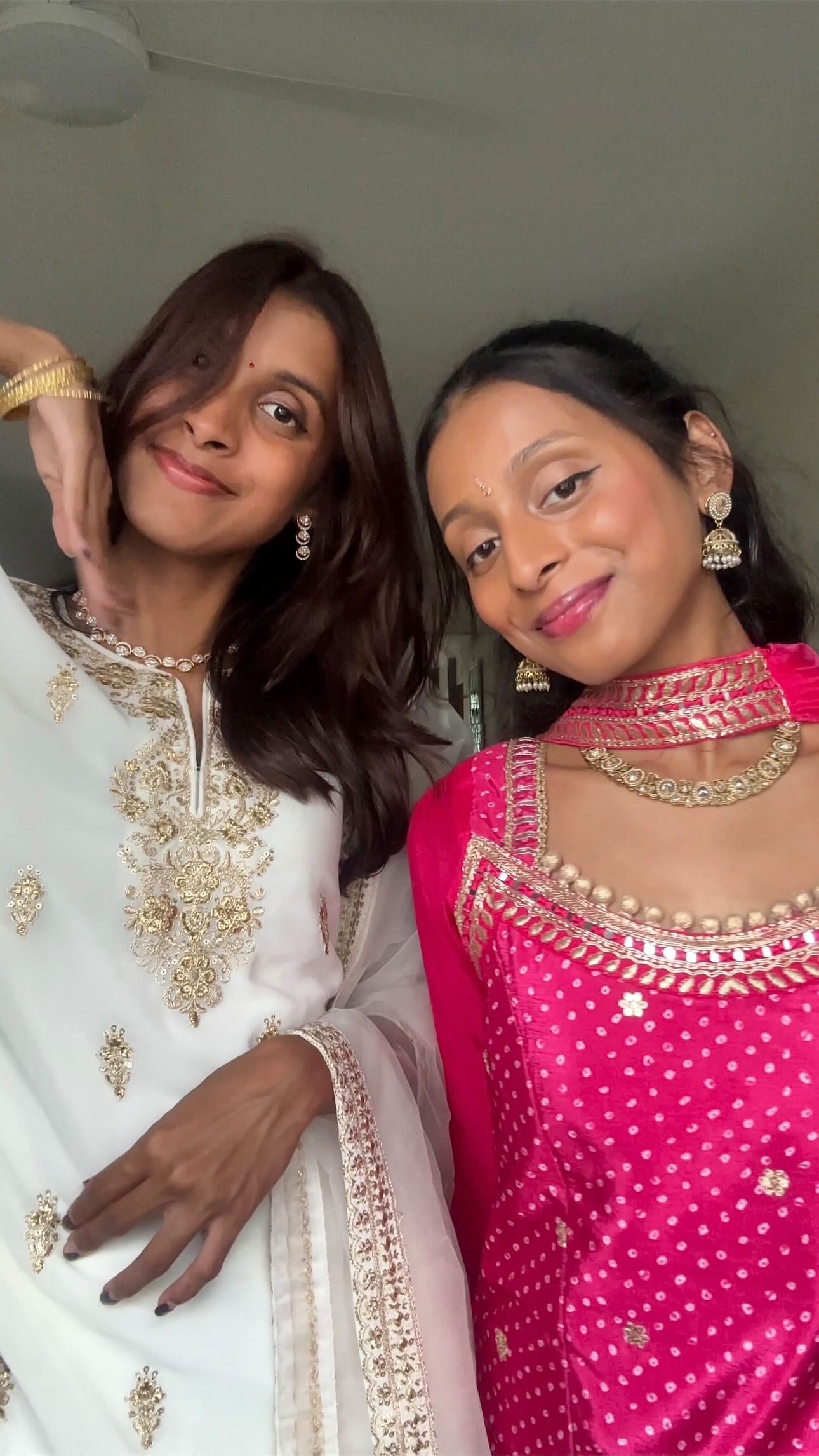 Instagram post by @browngirlvegan_ for bareMinerals. Caption reads: GRWM for an indian wedding✨💕🪔 (disclaimer: this....