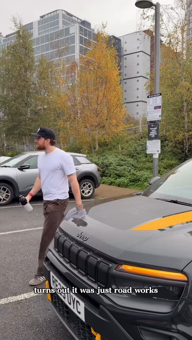 Instagram post by @mattydiver for Jeep. Caption reads: [...] the first time since retirement in the....