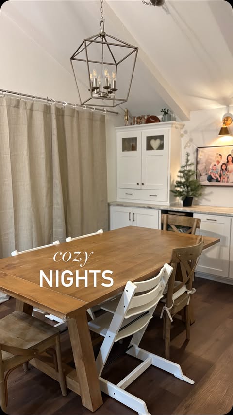 Instagram post by @etwice for Half Price Drapes. Caption reads: [...] deep exhale after a full day.....