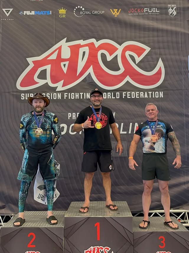 Instagram post by @cascaojiujitsu for ADCC. Caption reads: [...] going back at this podium soon !!!....