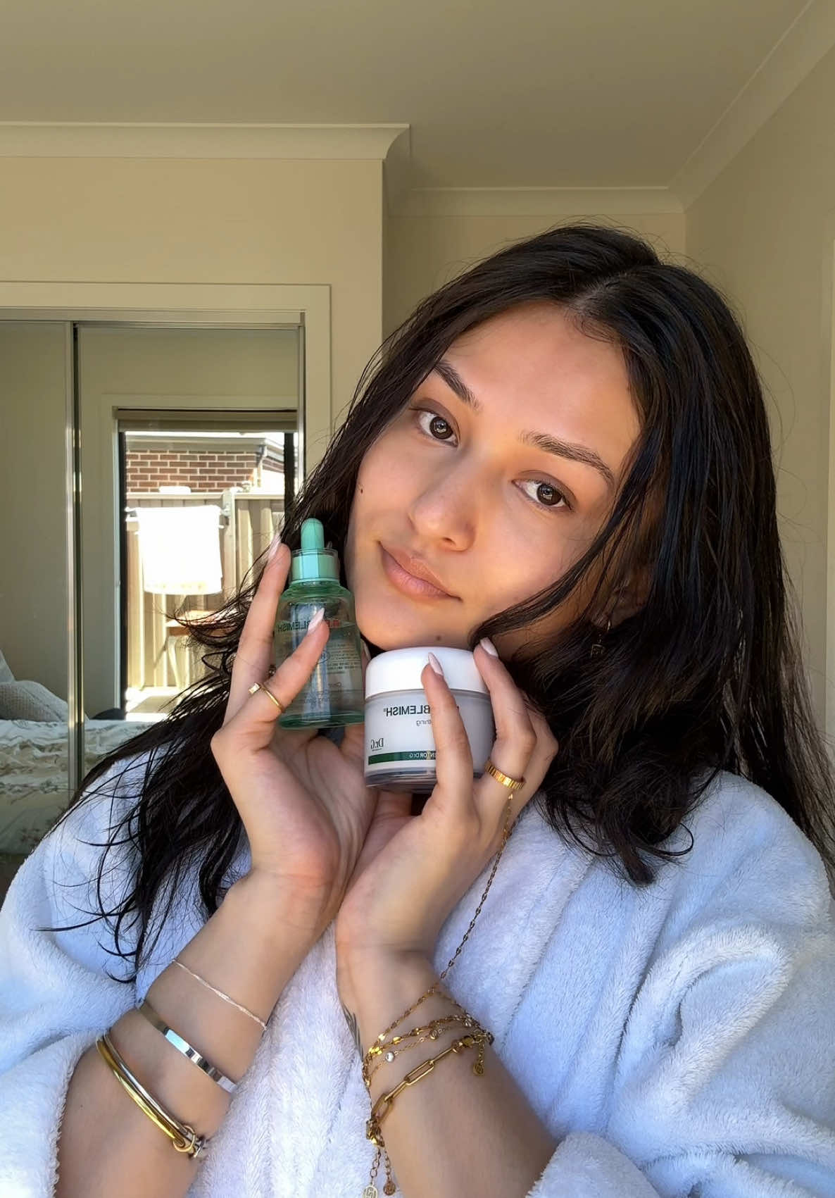 TikTok post by @nafisha_shh for Dr.G. Caption reads: #PR #drg #redblemishcream #redblemishserum [...].