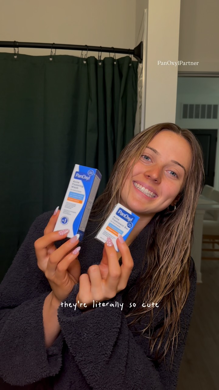 Instagram post by @faaithmaarie for PanOxyl. Caption reads: Get unready with me with PanOxyl’s acne treatment....