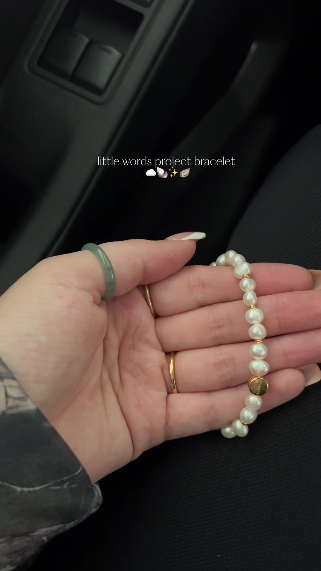 TikTok post by @theonlynaomix for Little Words Project. Caption reads: @Little Words Project #pinkaesthetic #cleangirl....