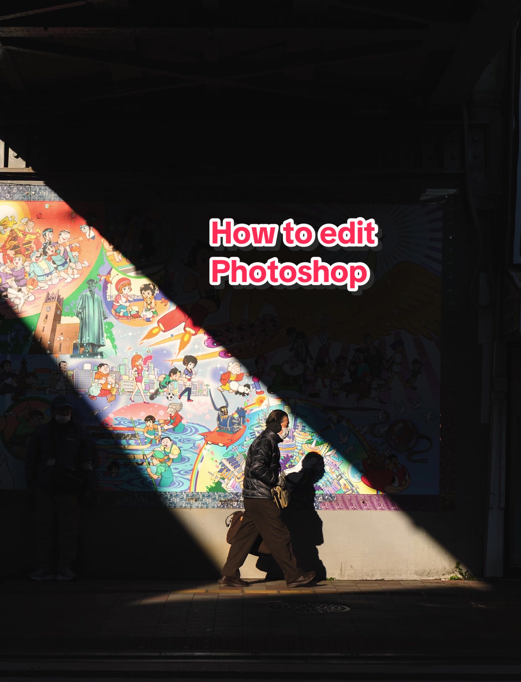 TikTok post by @itchban for Photoshop VIP. Caption reads: 💡Sculpt the light in your images with the new....