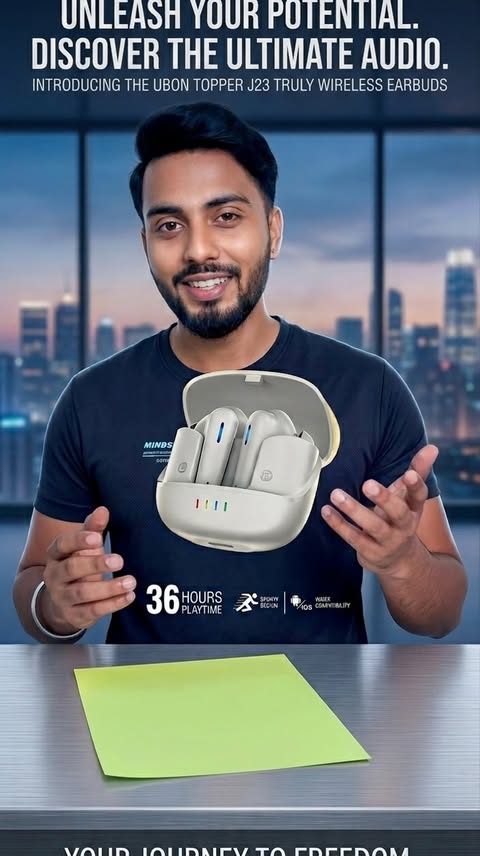 Instagram post by @saurav_._singh_09 for UBON. Caption reads: Sliding into my zone. The UBON J23 is the only....