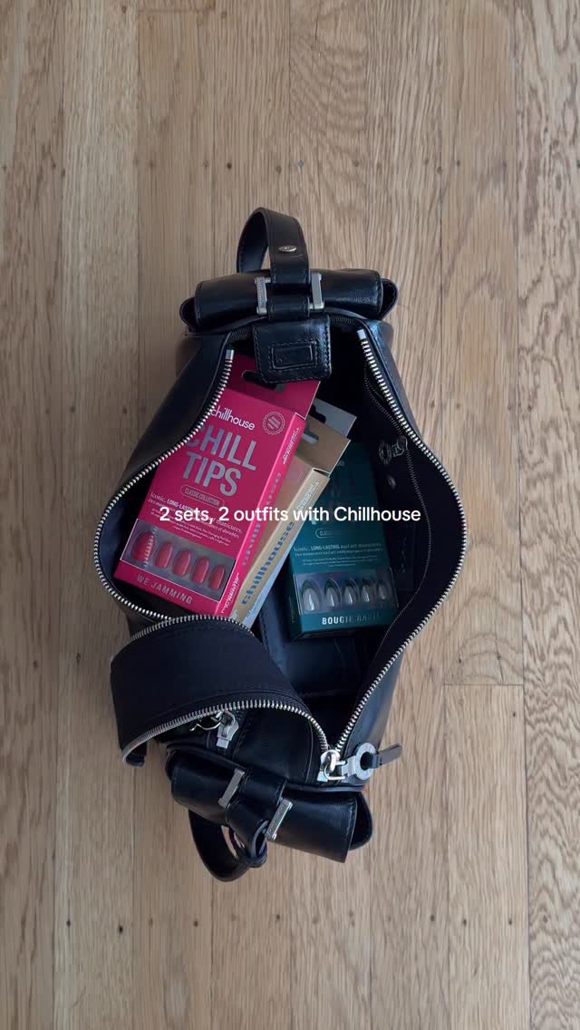 Instagram post by @nicolevas for Chillhouse. Caption reads: looks complete with @chillhouse. 🤍 link in bio to....