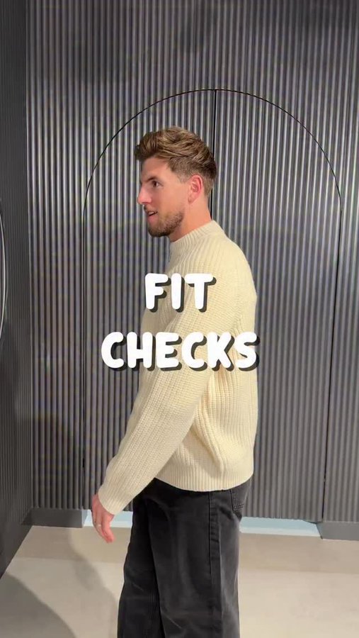 Instagram post by @kieranhdarby for ASOS. Caption reads: Might have had a little too much fun trying on new....