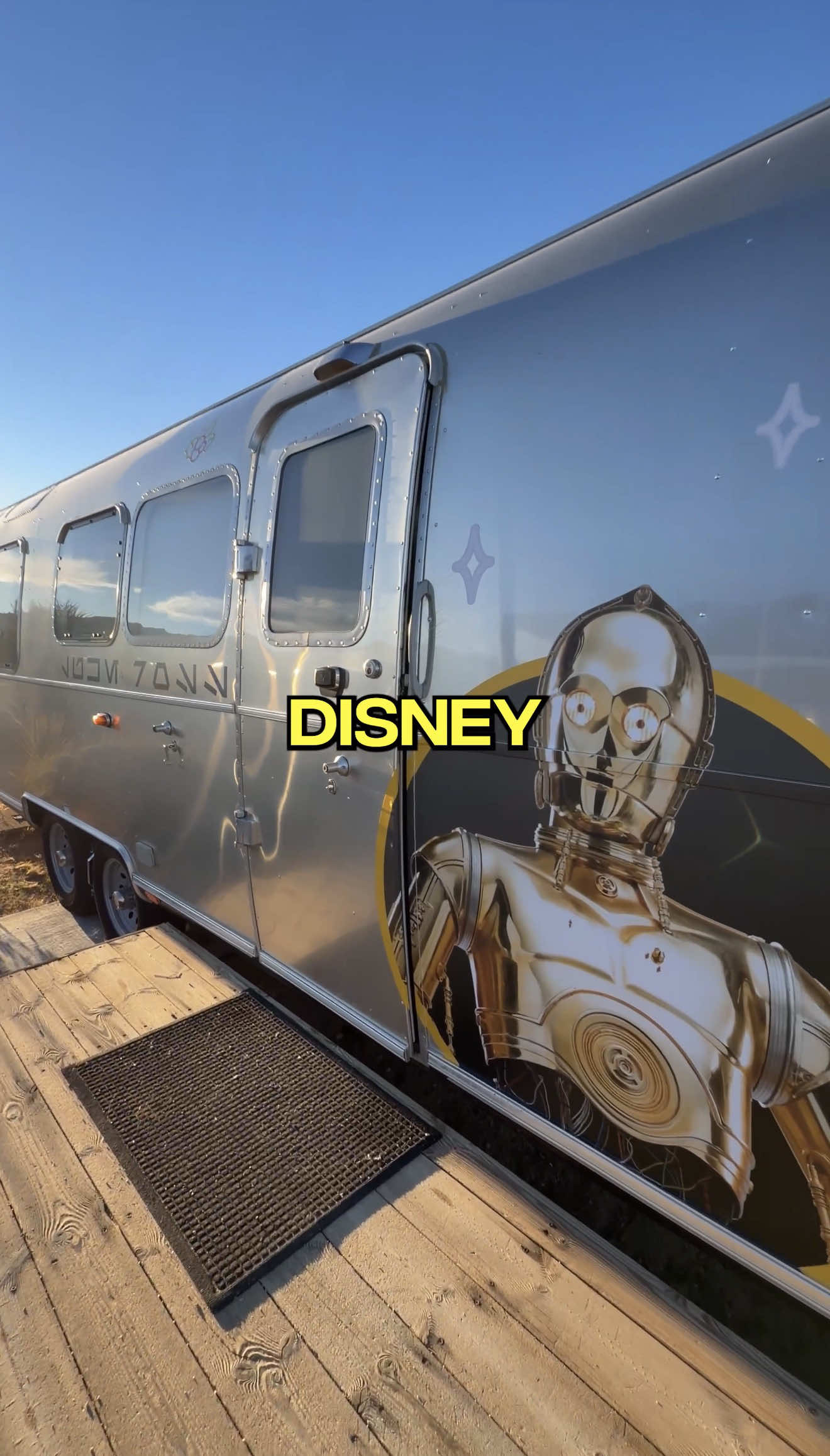 TikTok post by @lukesoutpost for Star Wars. Caption reads: Unforgettable trip with @Star Wars & Disney at....