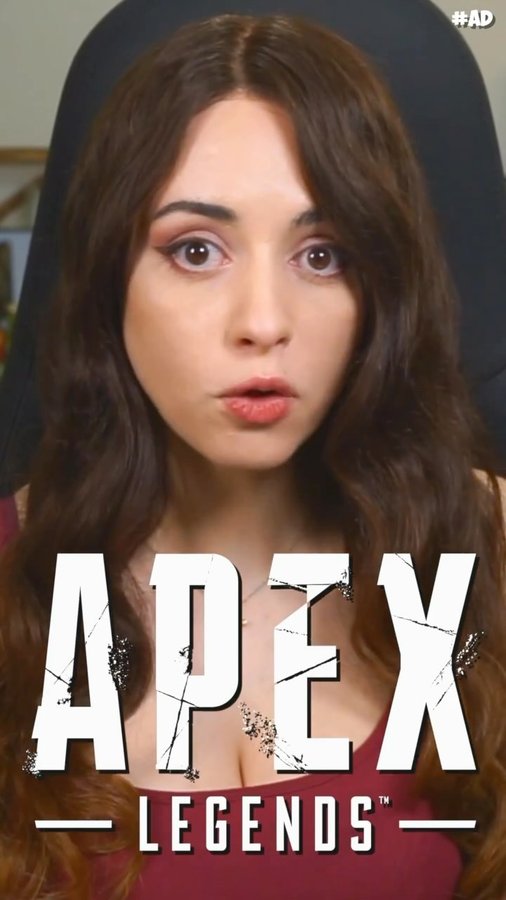 Instagram post by @sweetanitatwitch for Apex Legends. Caption reads: I’m playing in the @playapex Community Cup....