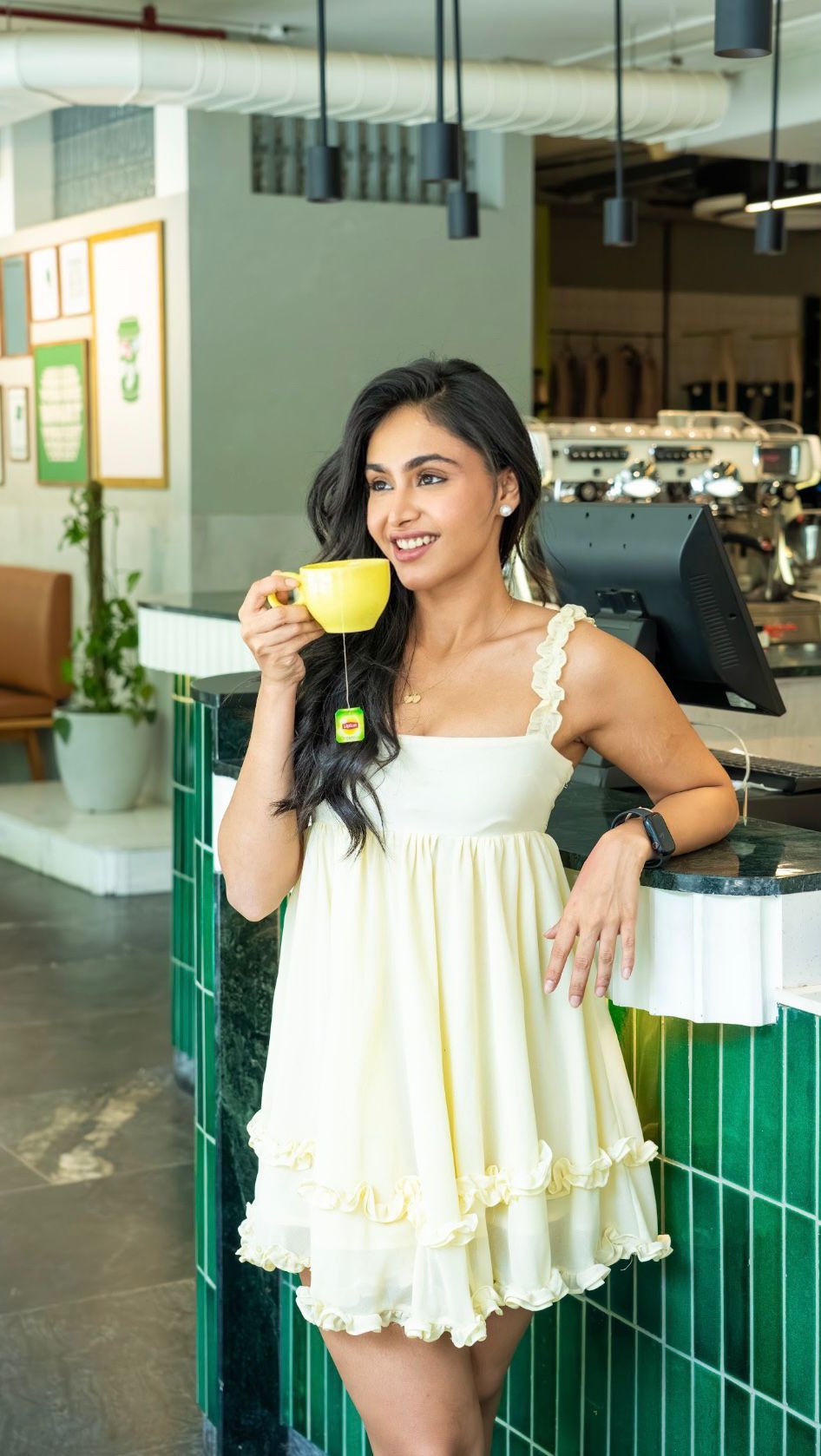 Instagram post by @ravyaarora_ for Lipton. Caption reads: When the world gets loud, I pour quiet.
Lipton....