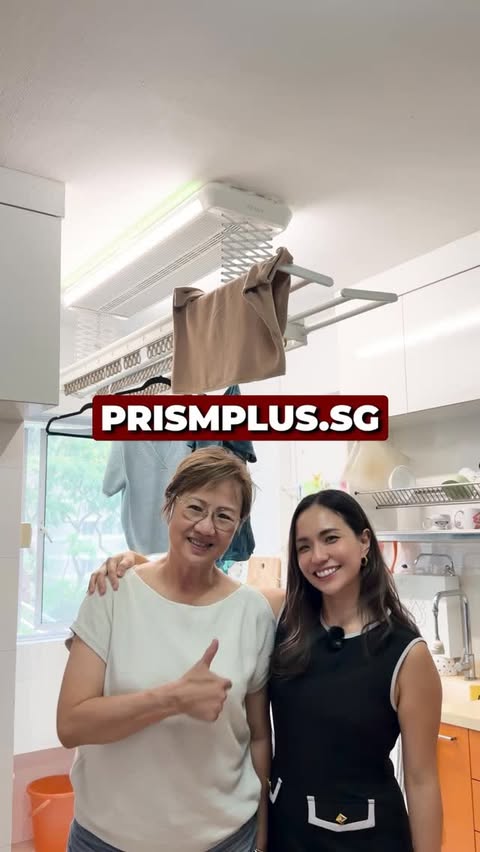 Instagram post by @snnngorious for PRISM+. Caption reads: [...] the best thing to lighten her load! 🧺✨....