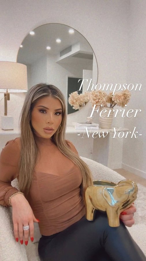 Instagram post by @shawnalei808 for Thompson Ferrier. Caption reads: Thank you @thompsonferrier_nyc for this stunning....