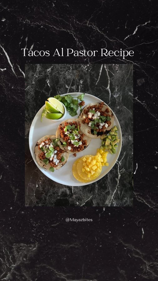 Instagram post by @mayazbites for LightLife. Caption reads: #Sponsored
Take your taco game to the next level....